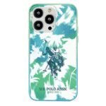 USPA -iPhone 14 Pro متوافق مع الكمبيوتر / حافظة متدرجة TPU بنمط متناثر وشعار حصان (Copy)