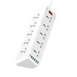 LDNIO Power Strip, 10 Power Sockets, 6 USB Ports, 3.4 Amp, 5 Volts, 2500 Watt