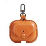 COTEetCI AP26 جراب PU جلد مغناطيسي مع خطاف لأجهزة AirPods Pro