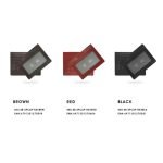 Polo Card Holder piele naturala black