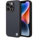 حافظة BMW IPhone 15 Pro Max [مرخصة رسميًا] من CG Mobile | متوافق مع ماج سيف | حافظة جلدية حقيقية مع ختم ساخن وشعار معدني