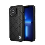 حافظة BMW Signature Collection بنمط مبطن لهاتف iPhone 15 Pro Max