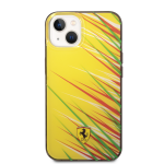 Ferrari PC/TPU Case With Double Layer Grass Print For iPhone 14