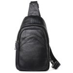 COTECi جلد البقر الأصلي حقيبة عبر الجسم السفر حقيبة ساع واحدة الطبقة الأولى جلد البقر الرجعية الذكور الرافعة الصدر حزمة