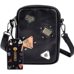 Coteci 14047 Punk Badge Phone Small Cross Bag
