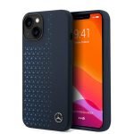 حافظة CG سيليكون للهاتف المحمول باللون الأزرق الداكن لهاتف آيفون 14 بنمط نجمة متدرجة أفقيًا - مرسيدس بنز