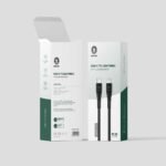 Green Lion PVC USB-C to Lightning Cable with LED Indicator 1M PD 20W - Black