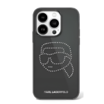 Karl Lagerfeld IML Hard Case with Karl Head Stud Design Logo For iPhone 16 Pro Max