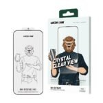 Green Lion 9H Steve HD Glass Protector - Black Edge/Clear for 16 pro max