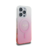 GUESS Magsafe IML Glitter Gradient Hard Case for iPhone 16 Pro Max, Slim Profile, Easy Snap-On, Drop Protection