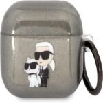 CG MOBILE Karl Lagerfeld TPU Glitter NFT K&C for Airpods 3 - Black
