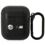 BMW AirPods 1/2 cover black/black Leather Curved Line