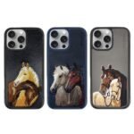 Santa Barbara Polo Racquet Club MagSafe Case for iPhone 16 Pro Max - Love Horses