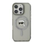 Karl Lagerfeld Compatible with MagSafe IML Hard  16 Pro max Case with Karl Head