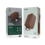 Green Lion Lucide Clutch Bag Brown