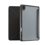 Levelo Conver Clear Back Hybrid Ipad Pro 13 2024 Case Black