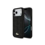CG MOBILE Lacoste Case for iPhone 17 Pro Max Anti-Shock Drop Protection slim & tough port protection Black