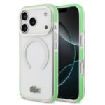 Lacoste MagSafe Transparent TPU PC Case with Frosted Finish for iPhone 17 Pro Max