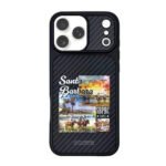 iPhone 17 Pro Max Polo Elvis Series Design 3 Carbon Texture Hard MagSafe Case Premium Black Protective Back Cover