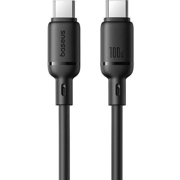 Baseus Silky Series Fast Charging Cable Type-C to Type-C 100W 1m Black