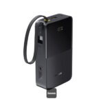Baseus EnerFill Bipow2 Pro 20000mAh Power Bank with Built-in USB-C Cable, 22.5W Fast Charging, LED Display