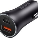 Baseus Golden Contactor Max 60w Car Charger- Dark Gray