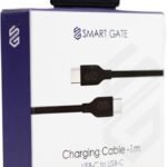 Smart Gate Cable USB-C to USB-C Fast, Shielded 1m Black