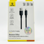 Baseus silky fast charging cable usb-A to usb-C 5U- 3A- 1m