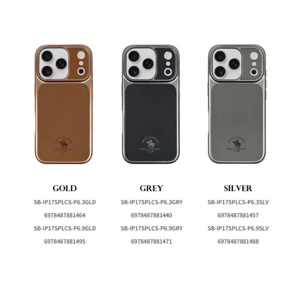 iPhone 17 Pro Max Lucas Series Genuine Santa Barbara Leather Case