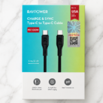 Ravpower Cable USB-C To USB-C 100W Black