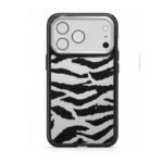 TGVIS Vida Series Veneer Finish Phone Case for iPhone 18 Pro Max Black