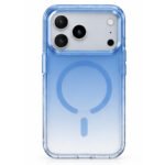 MORDAS Case Phantom Invisible Stand SHOOCKPROOF Case for iPhone 18 Pro Max Blue