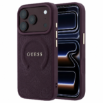 Guess Cover Iphone 17 / 18 Pro Max Magsafe Saffiano With Wrist Strap Burgundy