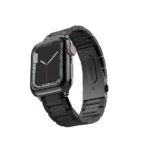 Raptic Citizen Series Metal Band for Apple Watch 42mm, 44mm, 45mm, 46mm,49mm, Black