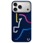 AIRITY Aramid Fiber Phone Case Year of the Horse Limited Edition for iPhone 17/18Pro Max MagSafe Compatible Blue
