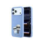 KARL LAGERFELD MagSafe Smooth Hot Stamp Metal Logo Back Case for iPhone 18 Pro Max / 17 Pro Max